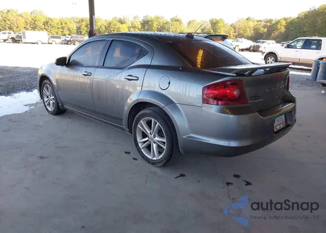 2013 Dodge Avenger Sxt from USA, damaged, VIN 1C3CDZCB2DN581226